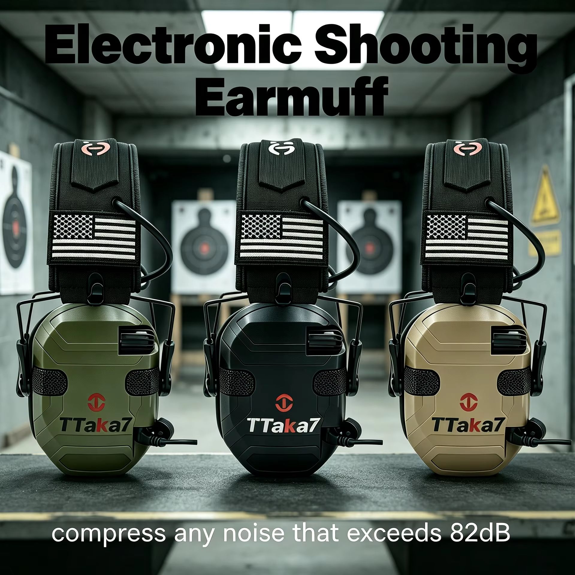 Earmuffs Foldable - New Tactical Electronic Shooting Foldable Earmuff