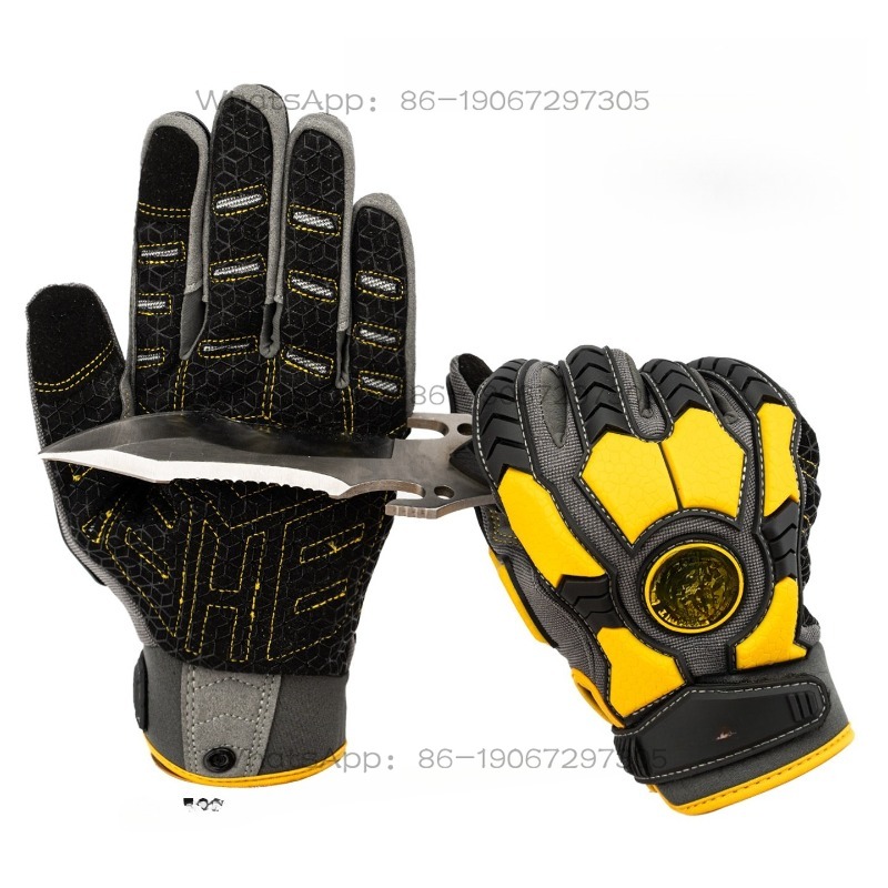 Touch Screen Gloves - Cut-proof PVC Wear-resistant TPR Patch Mechanical