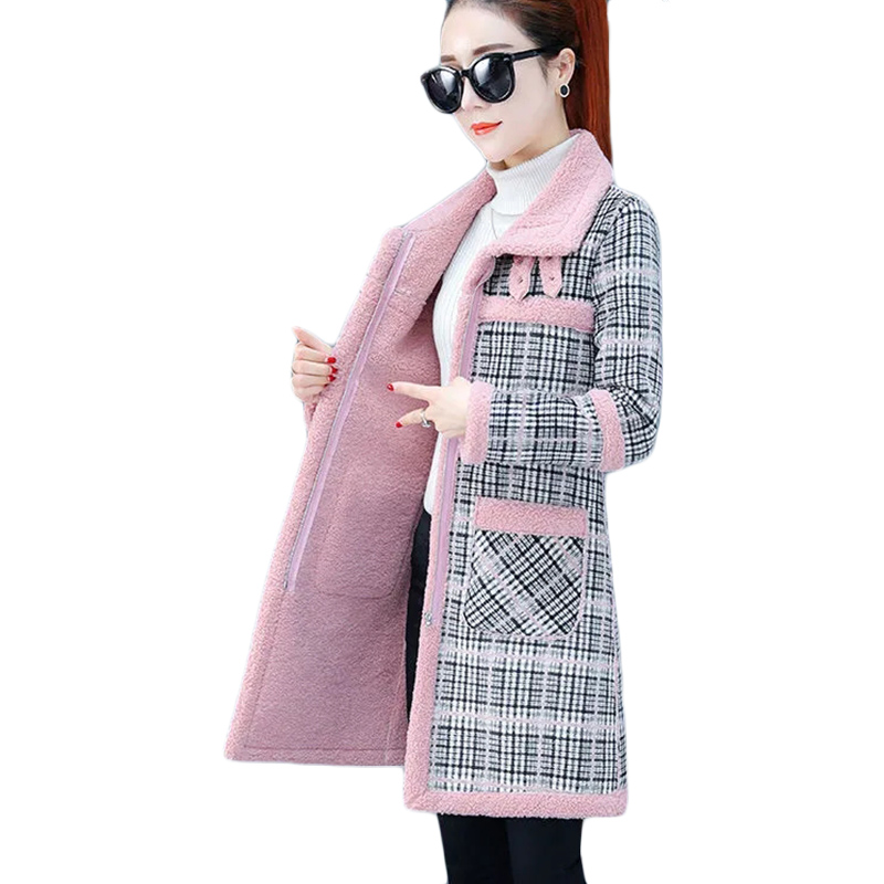 New Winter Lamb Wool Woolen Co - Wool Coat Peacoat 评论和价格