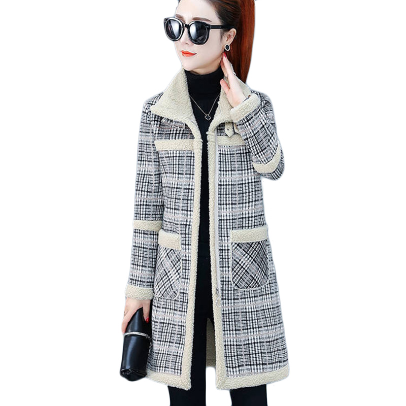 New Winter Lamb Wool Woolen Co - Wool Coat Peacoat 评论和价格