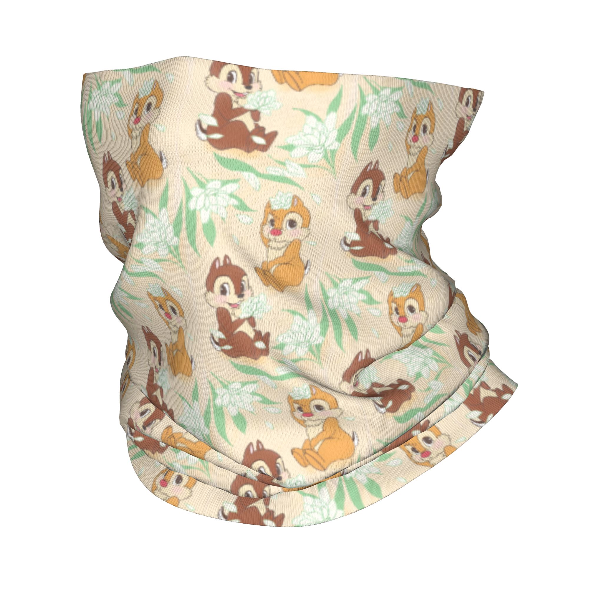 Custom Cute C-Chip And D-Dale  - Neck Gaiter Fleece 评论和价格