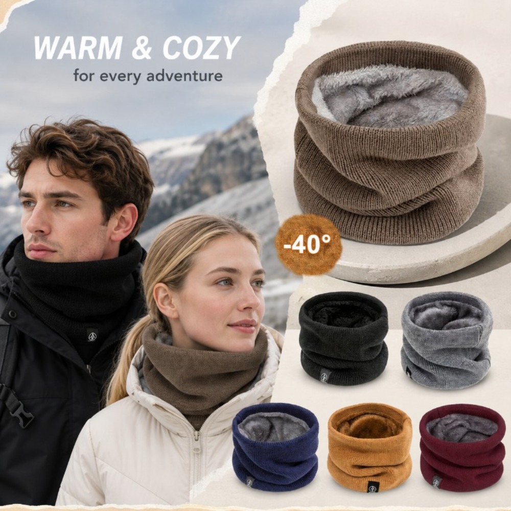 Winter Neck Warmer Men Knit Sc - Neck Gaiter Fleece 评论和价格