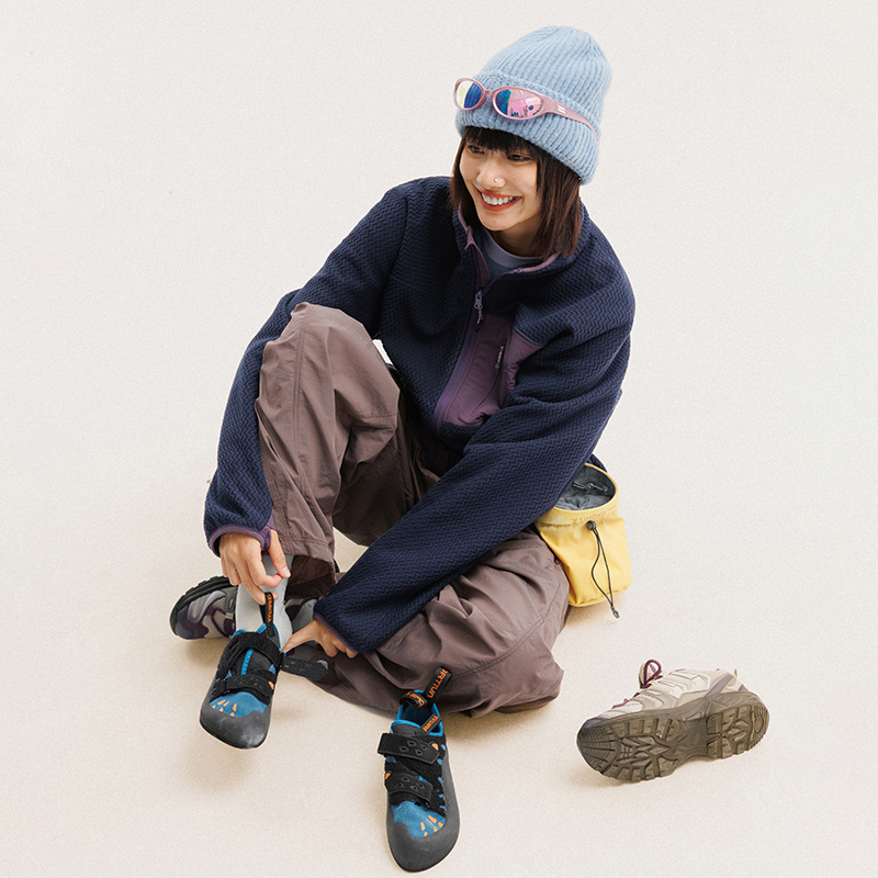 Autumn Winter Polar Fleece Wav - Wool Coat Peacoat 评论和价格