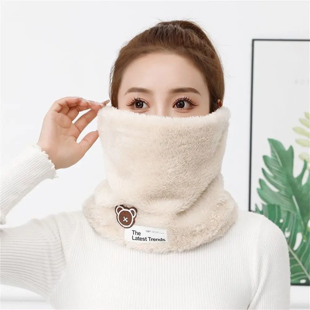 Thickened Fleece Neck Warmer W - Neck Gaiter Fleece 评论和价格