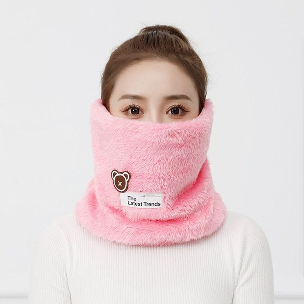 Thickened Fleece Neck Warmer W - Neck Gaiter Fleece 评论和价格