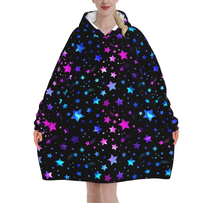 Space Galaxy Constellation Zod - Sherpa Hoodie Fleece 评论和价格
