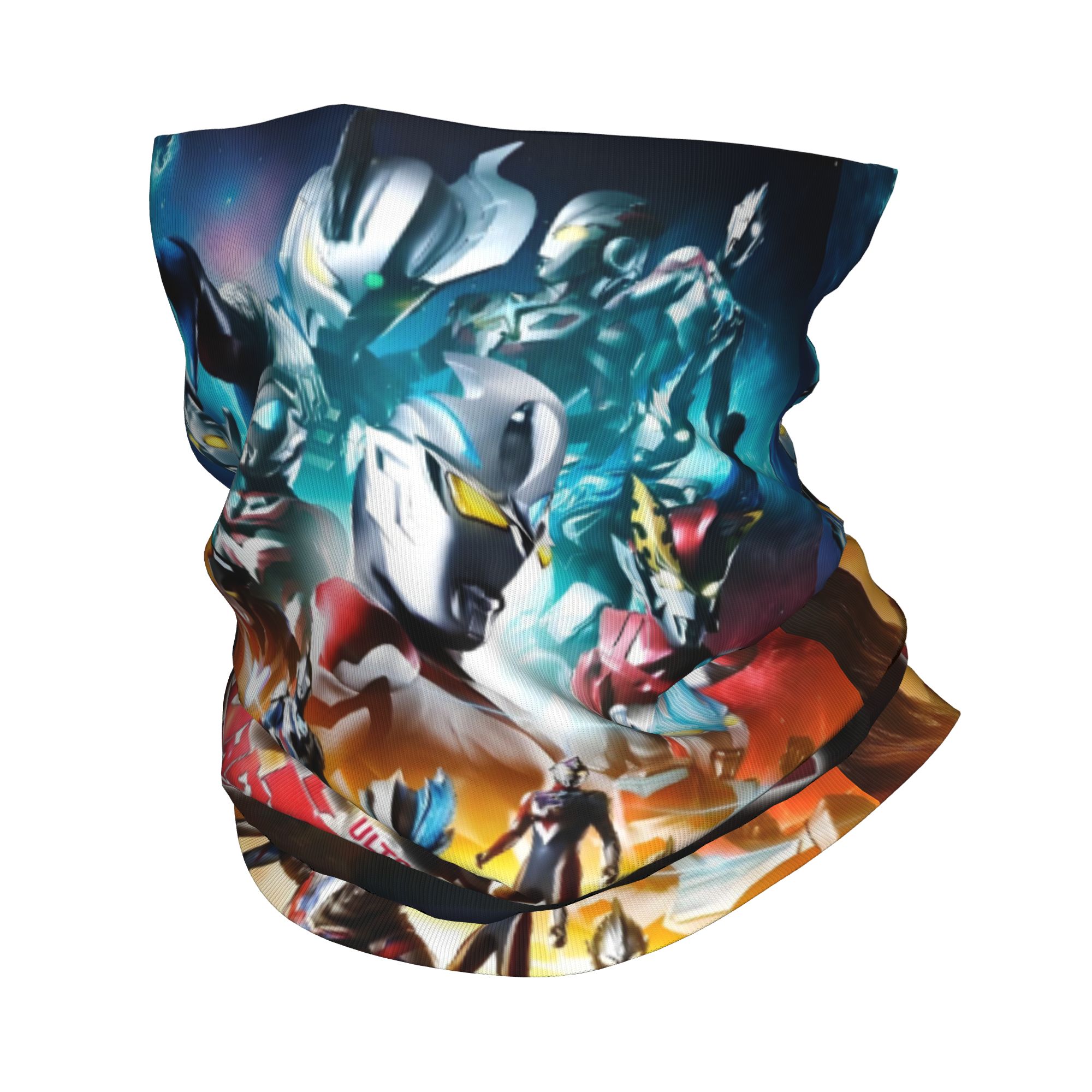 Custom Ultraman Japan Comic Ba - Neck Gaiter Fleece 评论和价格