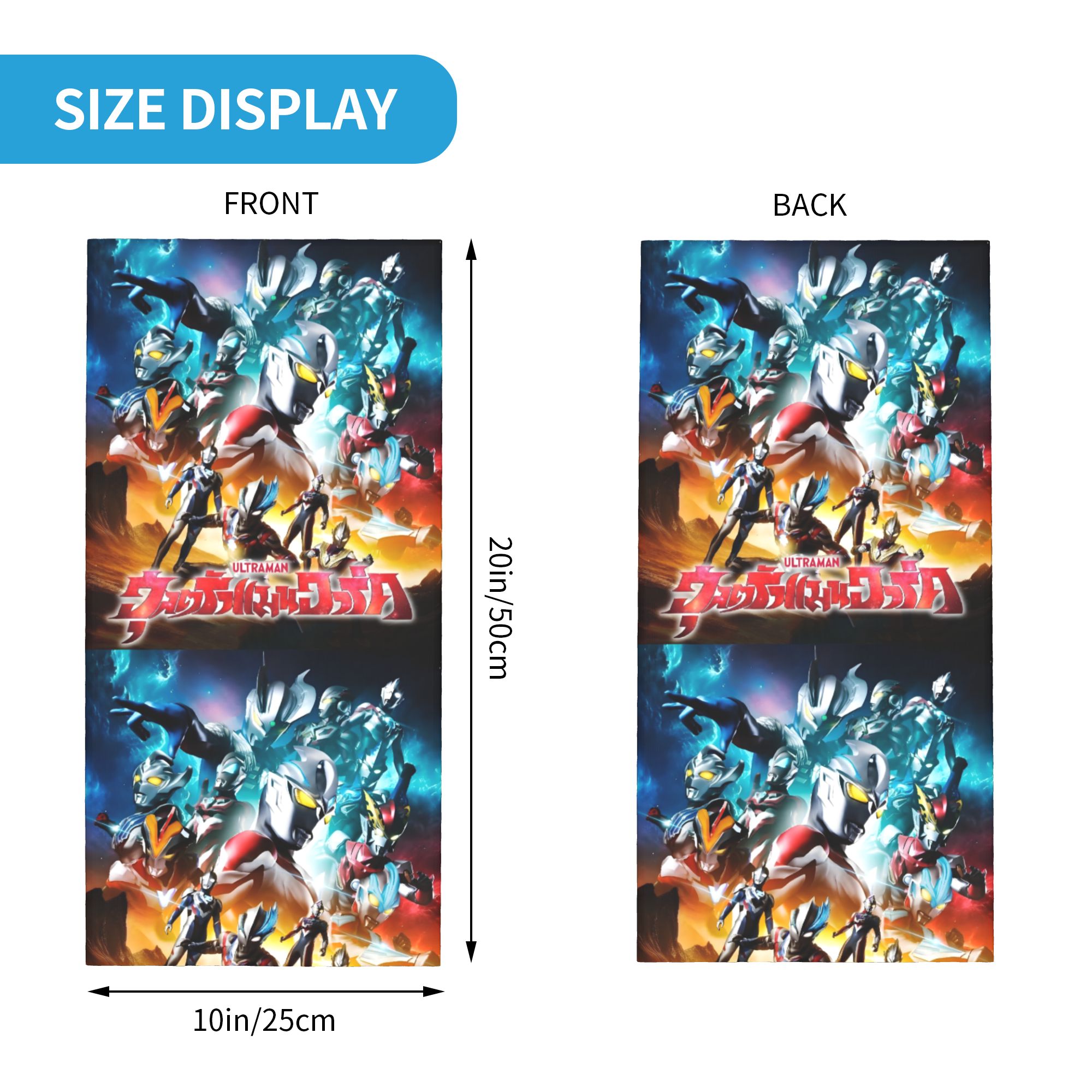 Custom Ultraman Japan Comic Ba - Neck Gaiter Fleece 评论和价格